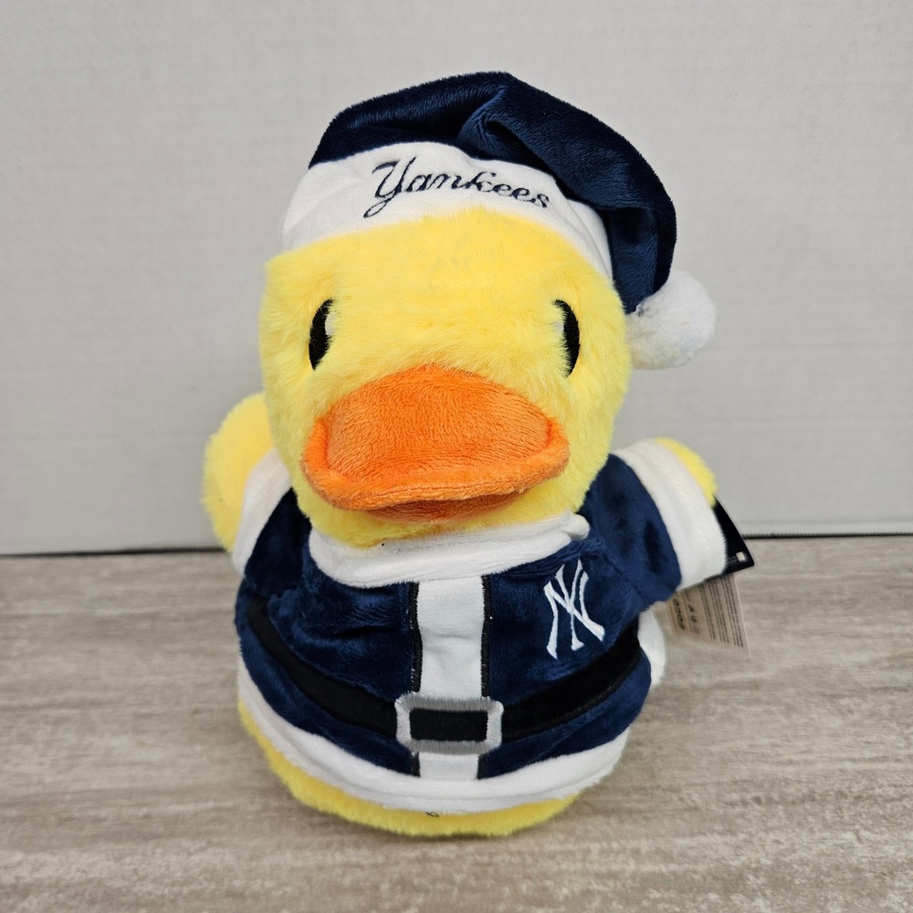 New York Yankees Plush Duck Festive Santa‎ Hat & Jersey FOCO MLB